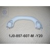 Original VW Roof Grab Handle Pearl Grey - 1J0857607M Y20