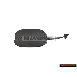 Original VW Cover For Towing Eye Satin Black - 7L6807449A 9B9