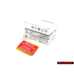 Original VW Sticker OIL LEVEL ABOVE MAXIMUM - 037010049R