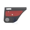 Original VW Door Panel Trim (Cloth) Black/Tropical Orange - 1J9867212Q GHF