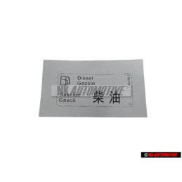 Original VW Sticker DIESEL - 1H0010092L