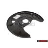 Original VW Lamination Brake Disc Cover Plate Shield Rear Right - 191615612