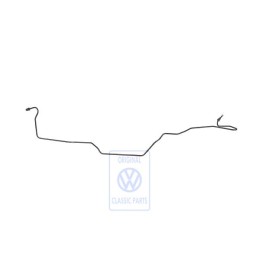 Original VW Brake Pipe From Hydraulics To Brake Hose - 1J2614724D