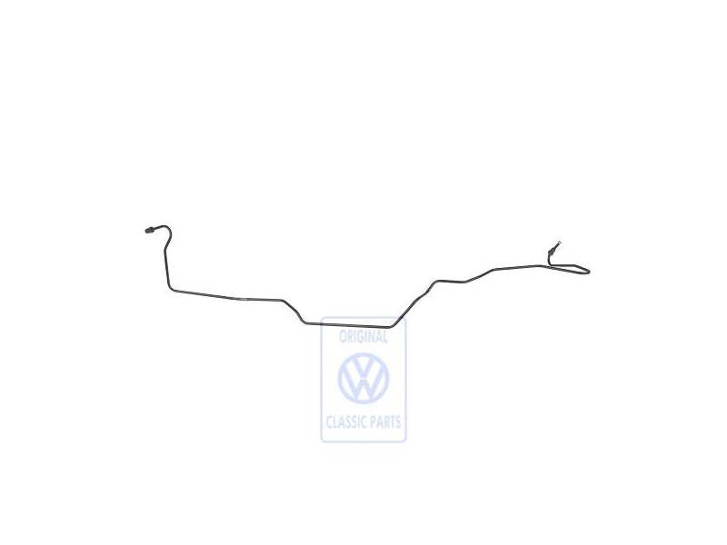 Original VW Brake Pipe From Hydraulics To Brake Hose - 1J2614724D