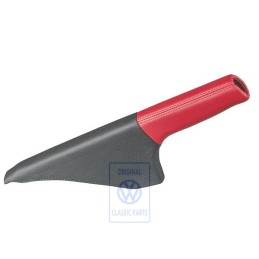 Original VW Brake Lever Trim Leather Red - 1J0711461E LMJ