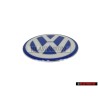 Original VW Engine Cover Badge Emblem White Blue - 06A103940G