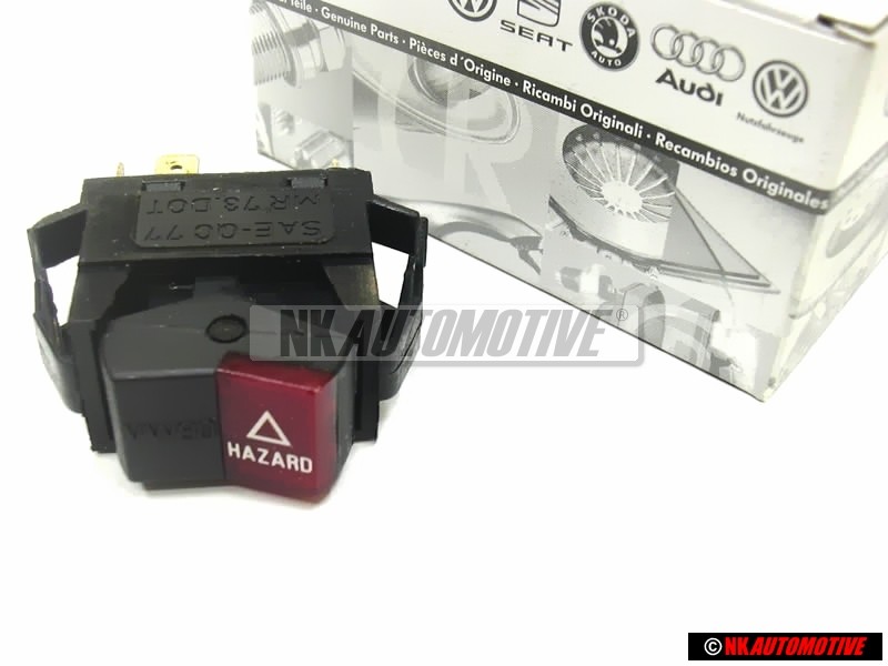 Original VW Hazzard Switch US Spec Vehicles - 175953235