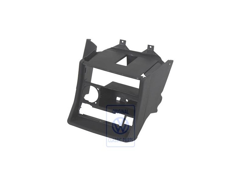 Original VW Centre Console, Upper Part Satin Black - 533863241E 01C