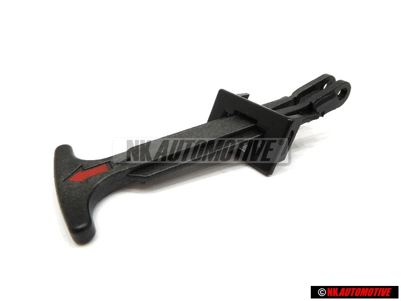 Original VW Release Lever Satin Black - 1C0823593D 01C