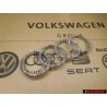 Original Audi Rings Front Grill Badge Emblem Chrome - 8T0853605