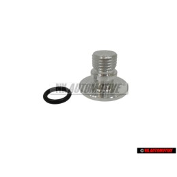 Original VW Oil Filter Sealing Bolt With Ring - 021115434