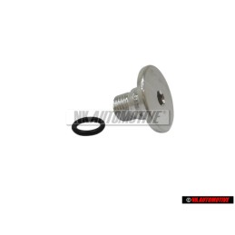 Original VW Oil Filter Sealing Bolt With Ring - 021115434