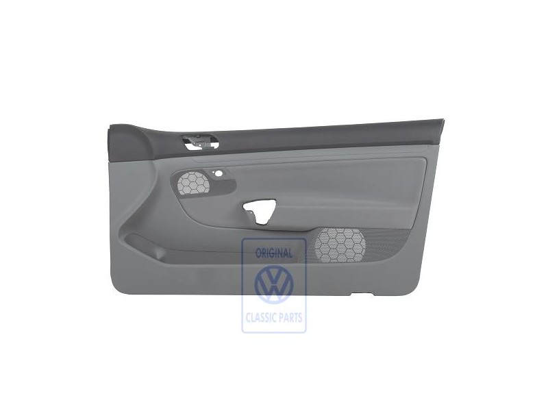 Original VW Door Panel Trim (Cloth) Anthracite/Artgrey - 1K3867012ACRDB