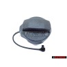 Original VW Cap With Retaining Strap For Fuel Tank Satin Black - 1J0201550AS9B9