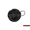 Original VW Cap With Retaining Strap For Fuel Tank Satin Black - 1J0201550AS9B9