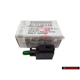 Original VW Bulb Carrier With Bulb Green - 357919243A K25