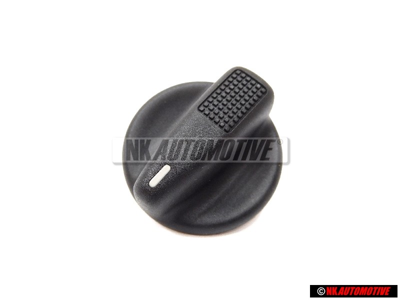 Original VW Rot. Knob Satin Black - 357927533 01C