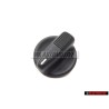 Original VW Rot. Knob Satin Black - 357927533 01C