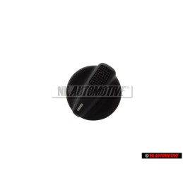 Original VW Rot. Knob Satin Black - 357927533 01C