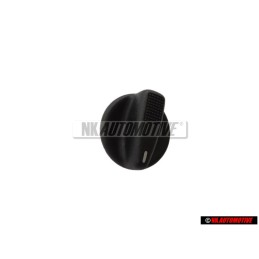 Original VW Rot. Knob Satin Black - 357927533 01C