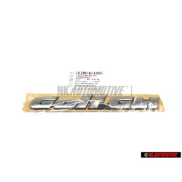 Original VW Golf GLI Rear Trunk Boot Badge Emblem - 1H6853687AGZ10