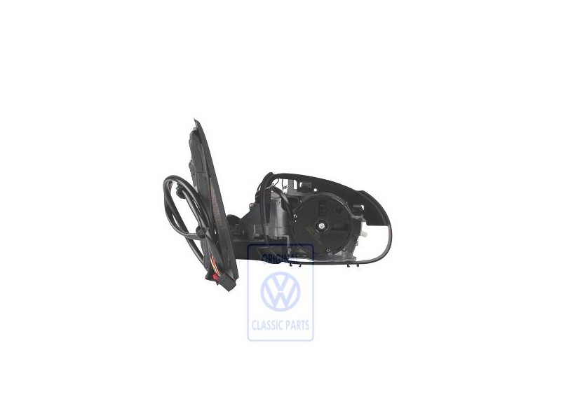 Original VW Exterior Mirror Housing Satin Black - 1K2857508A 9B9