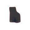 Original VW Floor Mat Anthracite/Flash Red - 1K1864436K WNS