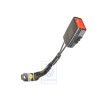 Original VW Belt Latch Satin Black/Fire Red - 1K3857755A QVZ