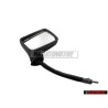 Original VW Exterior Mirror Flat Adjustable From Inside Black - 171857502F 01C