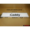Original VW Caddy Number Plate (Self-Adhesive) - 2K0071801B