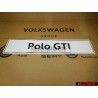 Original VW Polo GTI Number Plate (Self-Adhesive) - 6C0071801