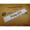 Original VW Polo GTI Number Plate (Self-Adhesive) - 6C0071801