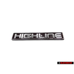 Original VW HIGHLINE Rear Boot Badge Emblem Purp. 