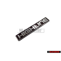 Original VW HIGHLINE Rear Boot Badge Emblem Purp. 