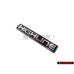 Original VW HIGHLINE Rear Boot Badge Emblem Purp. 