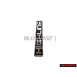 Original VW HIGHLINE Rear Boot Badge Emblem Purp. 