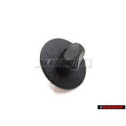 Original VW Knob For Floor Cover Satin Black - 3D0864851 B41