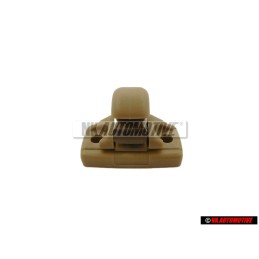 Original VW Retainer For Sun Visor Pure Beige - 3B0857561B 7G8