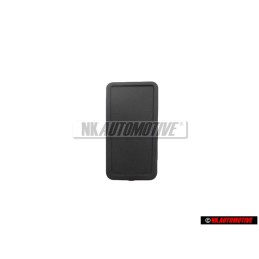 Original VW End Cap Satin Black - 701831737 01C