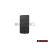 Original VW End Cap Satin Black - 701831737 01C