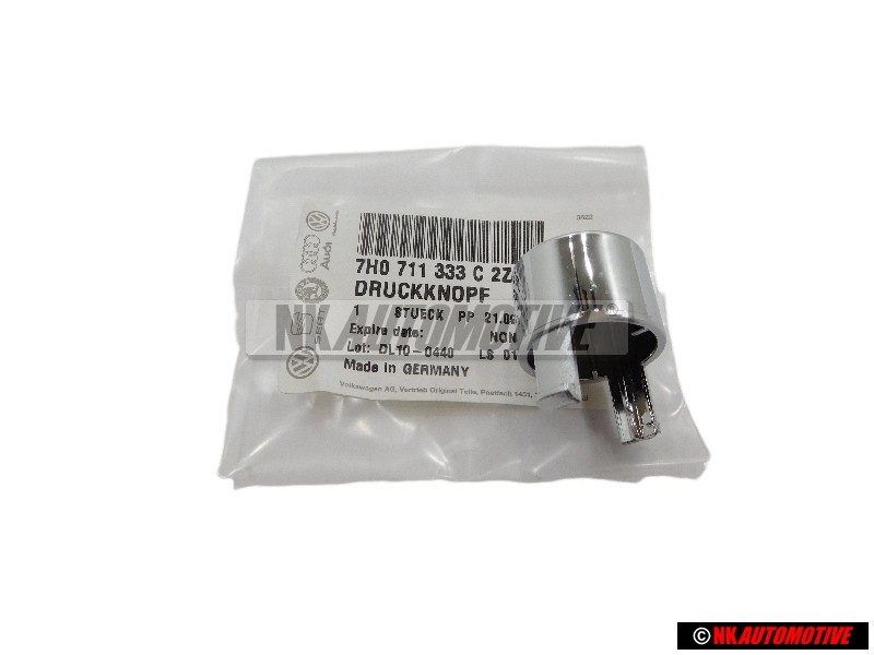 Original VW Press Stud Chrome - 7H0711333C 2ZZ