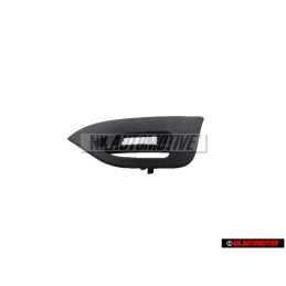 Original VW Air Vent Satin Black - 1H1819706A 01C