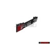 Original Audi RS3 Front Grill Badge Emblem Black Chrome Red - 8V5853736B 2ZZ