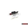 Original Audi RSQ8 Front Grill Badge Emblem Black Chrome Red - 4M8853736A 2ZZ