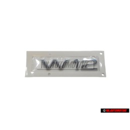 Original Audi W12 Rear Boot Badge Emblem Chrome - 4H0853743B 2ZZ