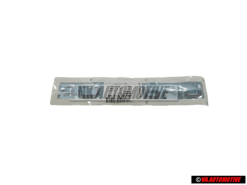 Original Audi 40 HYBRID Rear Boot Badge Emblem Chrome - 4H0853744D 2ZZ