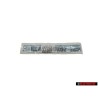 Original Audi 40 HYBRID Rear Boot Badge Emblem Chrome - 4H0853744D 2ZZ