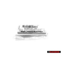 Original Audi QUATTRO Rear Boot Badge Emblem Chrome - 4H0853737 2ZZ