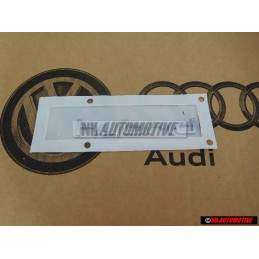 Original Audi HYBRID Side Badge Emblem Chrome - 8R0853601 2ZZ
