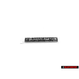 Original Audi QUATTRO Rear Boot Badge Emblem Black Chrome - 4G0853737 2ZZ